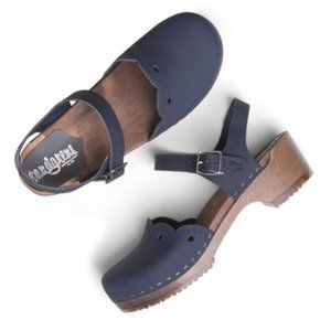 Sandgren Milan Navy Clog Size 39